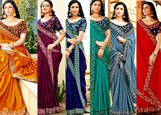 Look elegant in these saree 