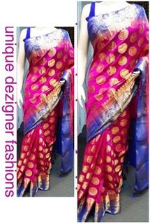 Designer soft banarasi silk saree
