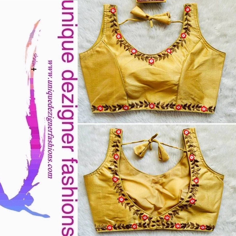 Designer Ready made saree blouse.